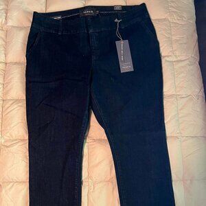 NWT Torrid Crop Classic Skinny Trouser Jean - Comfort Stretch Dark Wash